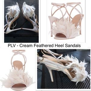 PLV Feather Heel Sandals